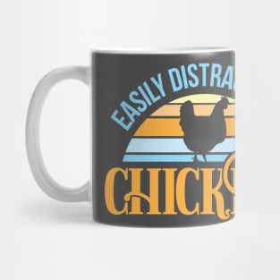 Easily distracted by chickens Mug